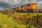 BNSF 9748W At Gulf On The BC Rail Port Sub.